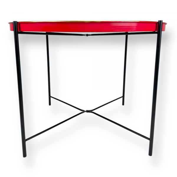 Tablett Vitoria Ø 60 cm – Klappbarer Tabletttisch im marokkanischen Design